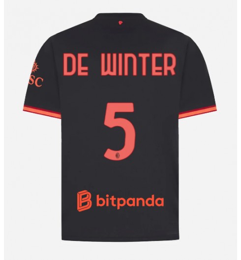 AC Milan Koni De Winter #5 Tredjedrakt 2026-27 Korte ermer AC Milan Koni De Winter #5 Tredjedrakt 2026-27 Korte ermer